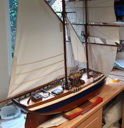 Charles J Perkins Brigantine Restoration