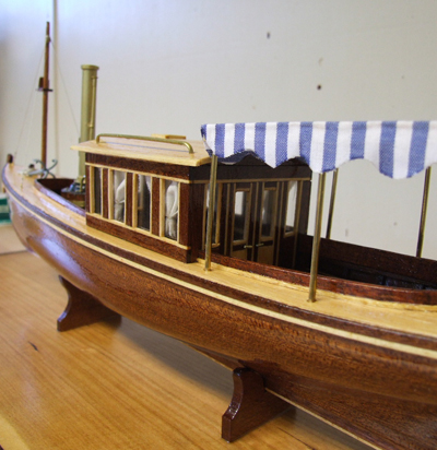 Thames River Steam Launch Model Commission